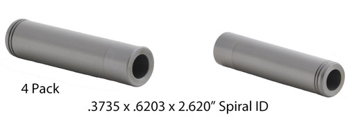 Enginetech GD3024 Exhaust Valve Guides for 2001-2007 Chevrolet GMC - .3735 ID x .6203 OD x 2.62" L - Spiral ID - Direct OEM Replacement