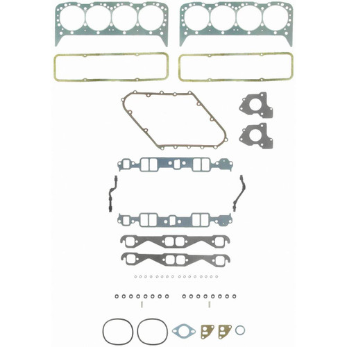 Fel-Pro HS 7733 PT-4 Cylinder Head Gasket for 1982-1984 Chevrolet 5.7L V8 - fits Corvette - PermaTorque Multi-Layer Steel
