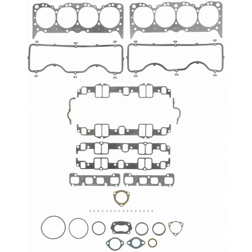 Fel-Pro Head Gasket Set HS 8007 PT-3 for 1958-1965 Chevrolet/Pontiac 5.7L 6.7L (Bel Air, Biscayne, Brookwood, C10 Pickup)