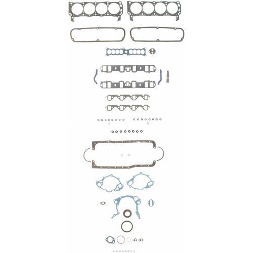 Fel-Pro HS 8530 PT-1 Cylinder Head Gasket for 1962-1970 Chevrolet/GMC/Pontiac 2.5L L4 - fits Chevy II, P10 Series, Nova, G1000 Series
