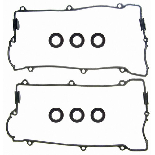 Fel-Pro VS 50640 R Valve Cover Gasket Set for 1999-2004 Kia/Hyundai 2.5L 2.7L V6 - PermaDry molded rubber - fits Optima, Magentis, Sonata,