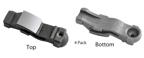 Enginetech ER501 4-Piece Rocker Arm Set for 1974-1990 Ford Mercury Merkur - OEM-Spec Valvetrain Replacement - Stock Replacement Valvetrain