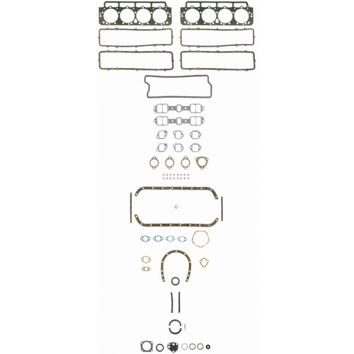 Fel-Pro FS 7893 PT-4 Full Gasket Set for 1956-1962 Cadillac/Darrin 6.0L 6.4L V8 - fits Series 60 Fleetwood, Series 70 Fleetwood Eldorado,