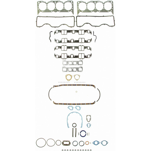 Fel-Pro Full Gasket Set FS 8007 PT-3 for 1958-1965 Chevrolet/Pontiac 5.7L 6.7L (Bel Air, Biscayne, Brookwood, C10 Pickup)