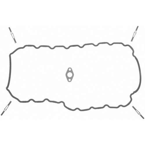 Fel-Pro Oil Pan Gasket Set OS 30545 R for 1985-1992 Ford 2.3L (Aerostar, Mustang, Ranger)
