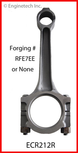 Stock Connecting Rod for 85-04 Ford 1.9L 116/2.0L 121 VIN '9,J,P' - ECR212R