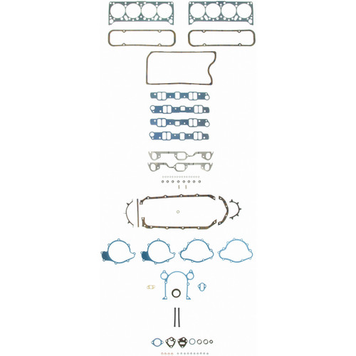 Fel-Pro Full Gasket Set 260-1025 for 1968-1979 Buick/Oldsmobile/Pontiac 6.6L 7.0L (LeSabre, 98, Custom Cruiser, Delta 88)