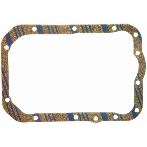 Fel-Pro OS 30908 C Oil Pan Gasket Set for 1993-2003 Ford/Mazda L4 - Blue Stripe cork-rubber - fits Probe, MX-6, 626, Protege