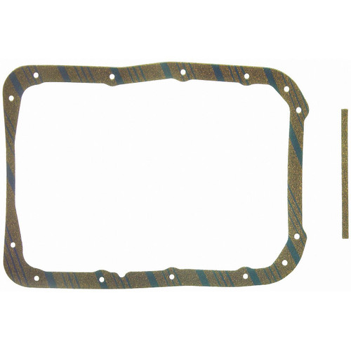 Fel-Pro OS 34000 C Oil Pan Gasket Set for 1982-1987 Ford/Lincoln/Mercury 3.8L V6 - Blue Stripe cork-rubber - fits LTD, F-100, Granada,