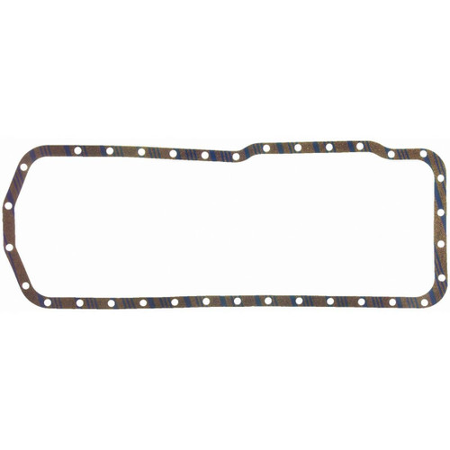 Fel-Pro OS 34100 C Oil Pan Gasket Set for 1986-1993 Ford 7.8L 6.6L L6 - fits C8000, CF6000, F600, F700