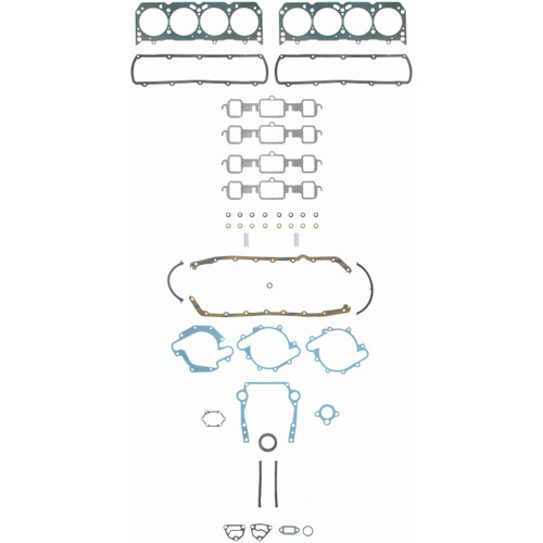 Fel-Pro Full Gasket Set 260-1008 for 1964-1976 Cadillac/GMC/Oldsmobile 5.7L 7.5L (Seville, Transmode, 442, 98)