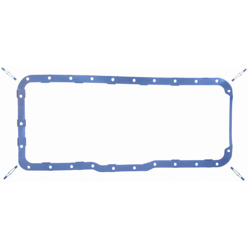 Fel-Pro OS 34601 R Oil Pan Gasket Set for 1988-1996 Ford - PermaDry molded rubber - fits Bronco, E-150 Econoline, E-150 Econoline Club