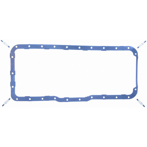 Fel-Pro Oil Pan Gasket Set OS 34601 R for 1988-1996 Ford 4.9L (Bronco, E-150 Econoline, E-150 Econoline Club Wagon, E-250 Econoline)