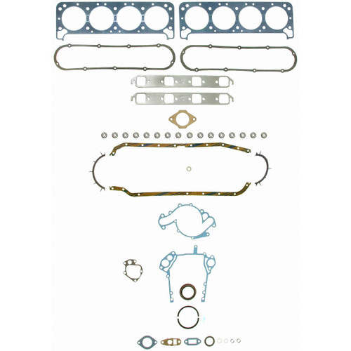 Fel-Pro FS 8255 PT Full Gasket Set for 1968-1976 Cadillac/Stutz 7.7L 8.2L V8 - fits Commercial Chassis, Calais, DeVille, Eldorado