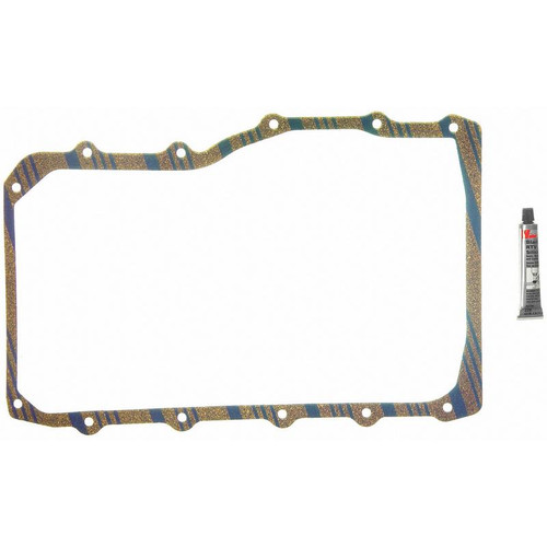 Fel-Pro OS 34301 C Oil Pan Gasket Set for 1985-1987 GM - Blue Stripe cork-rubber - fits L4 151CI 2.5L Pontiac