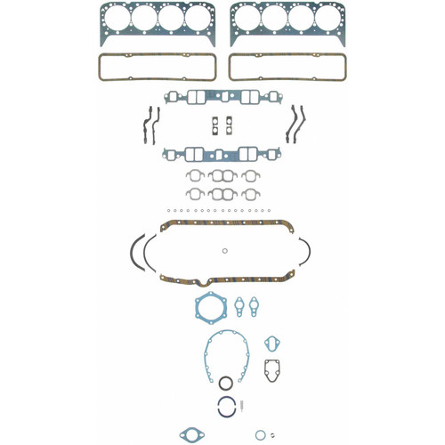 Fel-Pro 260-1016 Full Gasket Set for 1970-1980 Chevrolet/GMC/Pontiac - fits Biscayne, Brookwood, Kingswood, Townsman