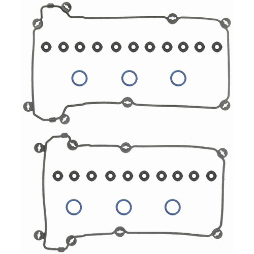 Fel-Pro VS 50509 R Valve Cover Gasket Set for 1996-1999 Ford/Mercury 3.0L V6 - PermaDry molded rubber - fits Taurus, Sable
