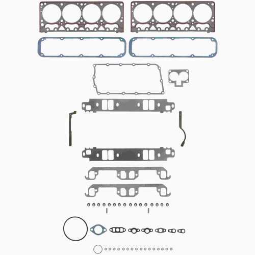 Fel-Pro VS 50005 C Valve Cover Gasket Set for 1955-1981 Buick/Stutz/GMC - Blue Stripe cork-rubber - fits Century, Electra, Estate Wagon,