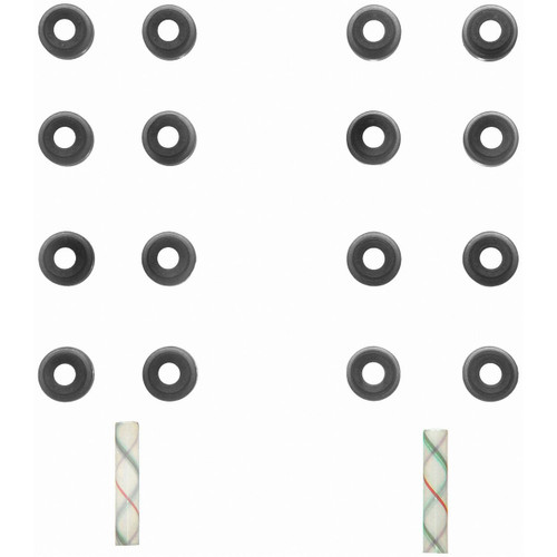 Fel-Pro SS 70283-1 Valve Stem Seal Set for 1988-2020 Suzuki/Isuzu/Chevrolet - high-temperature rubber - fits Aerio, Esteem, SX4, Sidekick
