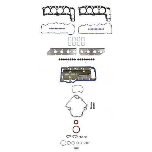 Fel-Pro VS 50044 C Valve Cover Gasket Set for 1968-1991 Ford/Lincoln/Mercury - Blue Stripe cork-rubber - fits C600, C700, C800, F600
