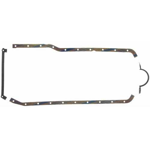 Fel-Pro OS 30126 C-1 Oil Pan Gasket Set for 1962-1989 Checker/Buick/Chevrolet - fits A11, A11E, Taxicab, Deluxe