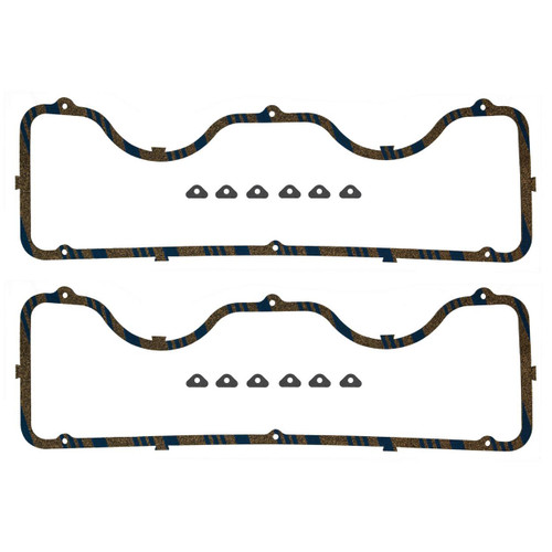 Fel-Pro VS 13199 C Valve Cover Gasket Set for 1958-1965 Chevrolet/Pontiac - fits Biscayne, Brookwood, C10 Pickup, C20 Pickup
