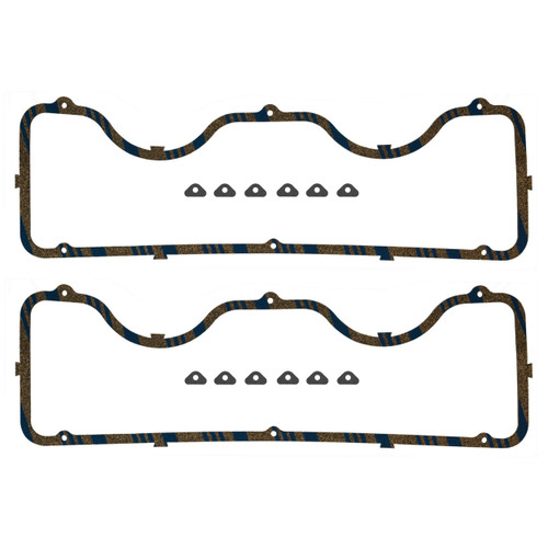 Fel-Pro Valve Cover Gasket Set VS 13199 C for 1958-1965 Chevrolet/Pontiac 5.7L 6.7L (Bel Air, Biscayne, Brookwood, C10 Pickup)
