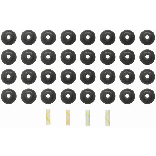 Fel-Pro SS 72888 Valve Stem Seal Set for 1995-2014 Qvale/Panoz/Ford - high-temperature rubber - fits Mangusta, AIV Roadster, Esperante, GT