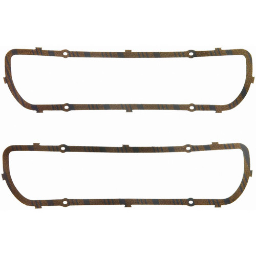 Fel-Pro VS 13333 C Valve Cover Gasket Set for 1963-1967 Cadillac 6.4L 7.0L V8 - Blue Stripe cork-rubber - fits Series 60 Fleetwood,