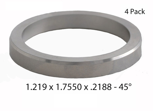 Enginetech ST17503 Valve Seats for 1960-1974 Buick Ford Mercury - 1.219 ID x 1.7550 OD x .2188" Thick - 45deg Seat Angle - Hi-Chrome Cast