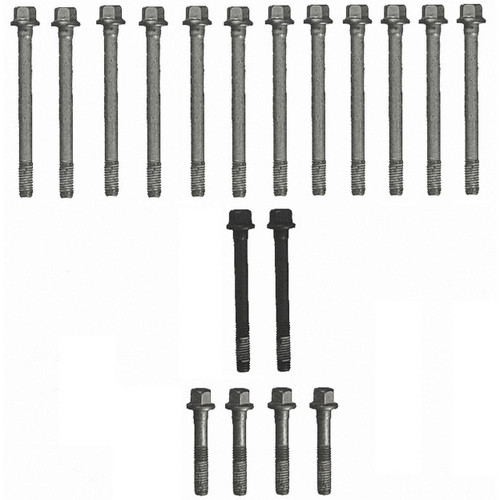 Fel-Pro ES 72188 Cylinder Head Bolt Set for 2001-2007 Chevrolet/GMC - fits C3500HD, Silverado 2500 HD Classic, Silverado 3500 Classic,