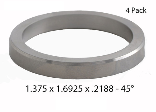 Enginetech ST16875N Exhaust Nickel-Alloy Valve Seats for 1994-2003 Dodge Ford - 1.375 ID x 1.6925 OD x .2188" Thick - 45deg Seat Angle