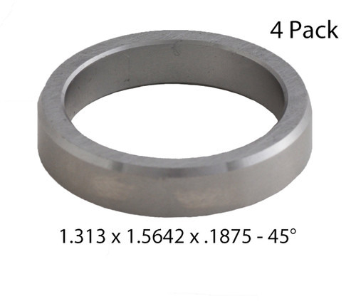 Enginetech ST156236N Exhaust Nickel-Alloy Valve Seats for 1982-2004 AM General Chevrolet GMC Hummer - 1.313 ID x 1.5642 OD x .1875" Thick