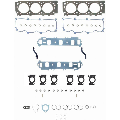Fel-Pro HS 9885 PT-5 Cylinder Head Gasket for 2001-2007 Ford/Mercury 3.0L V6 - fits Taurus, Sable - PermaTorque Multi-Layer Steel