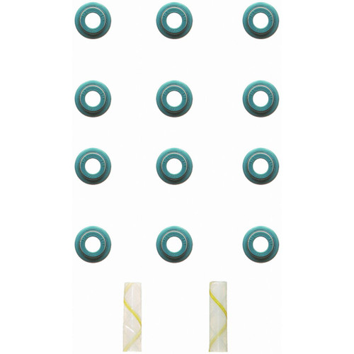 Fel-Pro SS 72875-1 Valve Stem Seal Set for 1996-1998 Ford/Mercury 4.2L 3.8L V6 - high-temperature rubber - fits E-150 Econoline, E-150