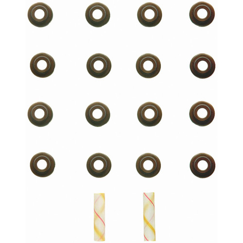 Fel-Pro SS 70359 Valve Stem Seal Set for 1989-1999 Hyundai/Dodge/Eagle - high-temperature rubber - fits Sonata, Elantra, 2000 GTX, Colt