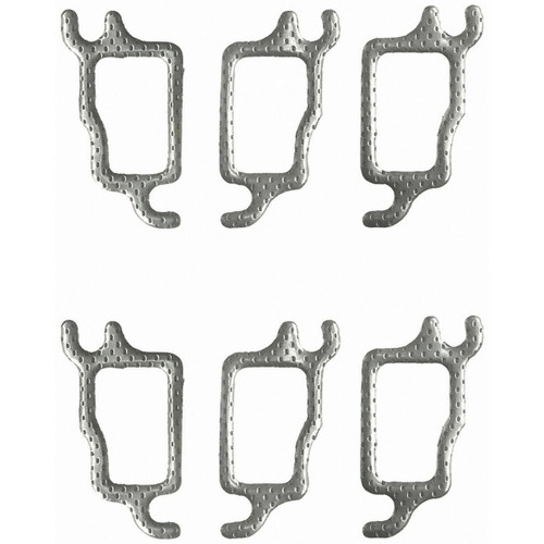 Fel-Pro MS 90198 Exhaust Manifold Gasket Set for 1964-1978 Jeep/Buick/Chevrolet - fits Universal Truck, CJ3, Commando, Dispatcher