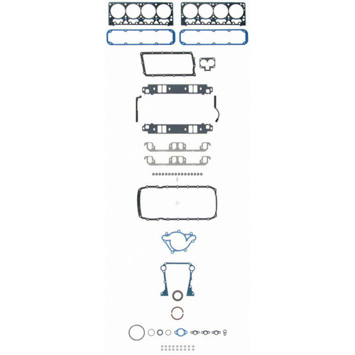Fel-Pro TCS 6563-1 Timing Cover Gasket Set for 1957-1991 Fargo/Checker/Chrysler - fits A108 Van, A100 Van, D100 Panel Delivery, D110 Pickup