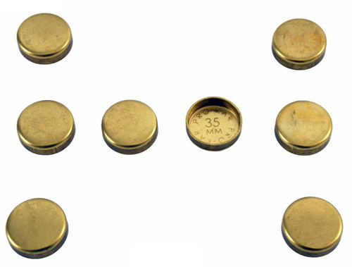 Enginetech PK824B Brass Freeze Plug Set for 2002-2012 Dodge/Jeep/Mitsubishi 3.7L 226ci V6 - Engine Expansion Plug Kit