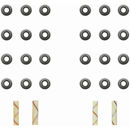 Fel-Pro SS 72832 Valve Stem Seal Set for 1992-2004 Lexus/Toyota 3.0L 3.4L V6 - high-temperature rubber - fits ES300, 4Runner, Camry, Tundra