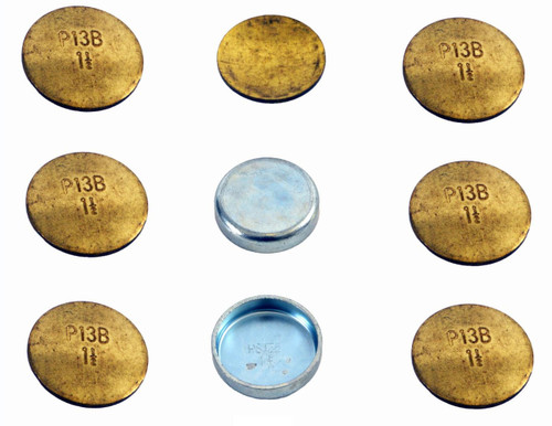 Enginetech PK73B Brass and Steel Freeze Plug Set for 1988-1994 Ford 7.3L 445ci V8 - Engine Expansion Plug Kit