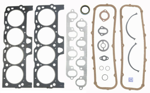 Enginetech F460L Rebuilder Gasket Kit OEM-Spec for 1985-1987 Ford 7.5L 460ci V8 OHV - Excludes Rear Main Seal and Valve Stem Seals