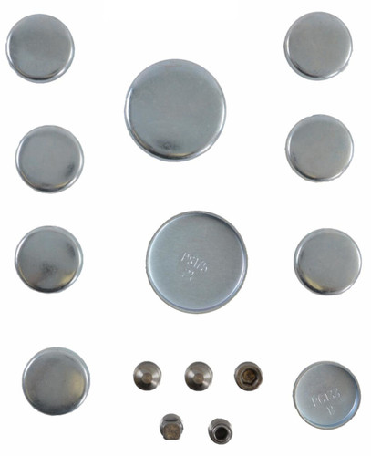 Enginetech PK61 Steel Freeze Plug Set for 1982-2008 Ford/Lincoln/Mercury 3.8L/4.2L - Engine Expansion Plug Kit