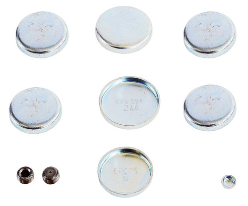 Enginetech PK6 Steel Freeze Plug Set for 1960-1983 Ford/Mercury 2.4L-4.1L - Engine Expansion Plug Kit