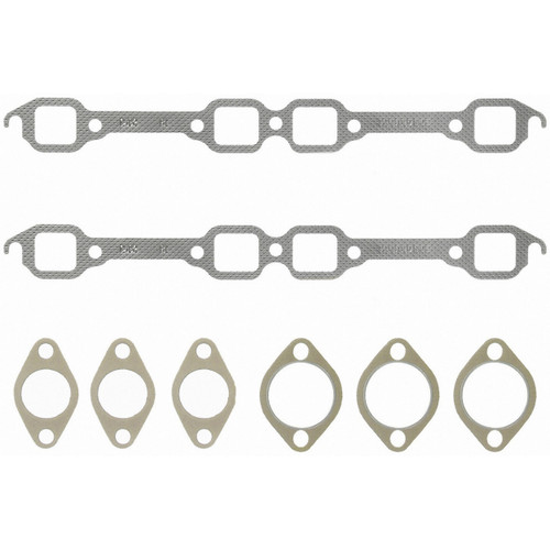 Fel-Pro Exhaust Manifold Gasket Set MS 9492 B for 1954-1965 Edsel/Ford/Mercury 4.8L 4.2L (Ranger, Villager, Club, Country Sedan)