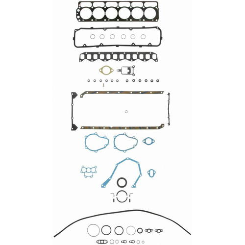 Fel-Pro VS 6617 C Valve Cover Gasket Set for 1950-1973 Jeep/AM/Willys - fits F4-134, FA-134, Utility Wagon, F-134