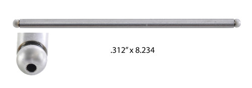 Enginetech EPR307 Push Rod - 4-Pack for 1964-1979 Buick Cadillac Oldsmobile 442 98 Apollo Bonneville 4.3L 8.234" OAL - OE Push Rod Set