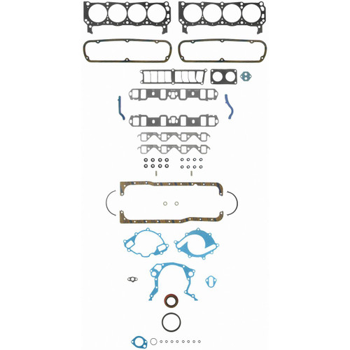 Fel-Pro 260-1451 Full Gasket Set for 1987-1989 Ford 5.0L V8 - fits Bronco, E-150 Econoline, E-150 Econoline Club Wagon, E-250 Econoline