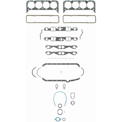 Fel-Pro 2802 Full Gasket Set for GM 4.6L 4.9L 5.0L V8 - fits 283 cid, 302 cid, 307 cid