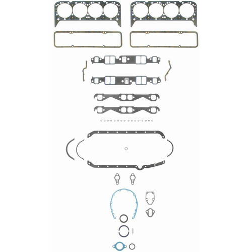 Fel-Pro 2802 Full Gasket Set for GM 4.6L 4.9L 5.0L V8 - fits 283 cid, 302 cid, 307 cid
